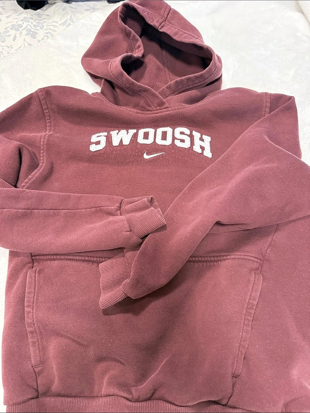 Nike Boys Medium Pink Swoosh Hoodie